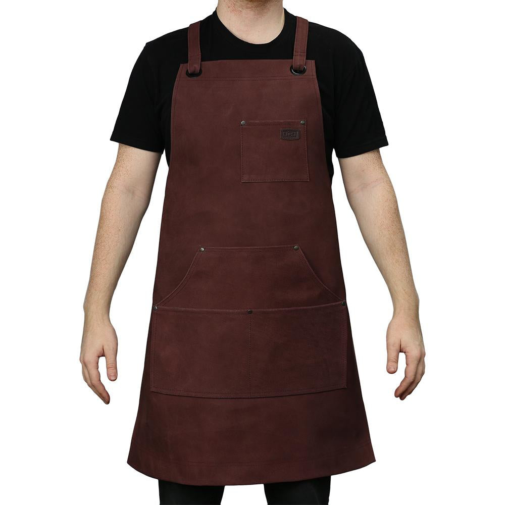 First Manufacturing Leather Apron STRD Oxblood